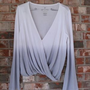 American Eagle Soft & Sexy Bell Sleeve Top (S)